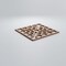 Ekena Millwork Small Harlingen Decorative Fretwork Wood Wall Panels, Birch, 11 3/8"W x 11 3/8"H x 3/8"T WALW12X12X0375GLNBI - alternate 4